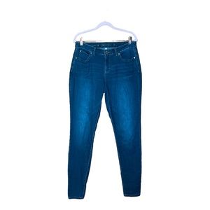 JENNIFER LOPEZ Blue Curvy Skinny Jeans 6L